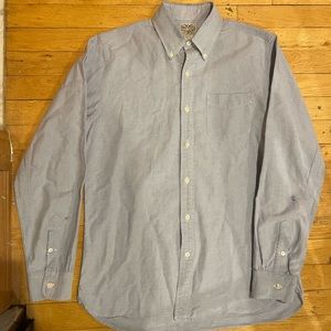 Double RL Oxford Button Down Shirt RRL Ralph Lauren Mens Sz Small Blue RRL & Co